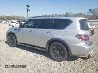 2018 Nissan Armada Platinum with VIN JN8AY2NE8J9730351, listed as a Copart auction lot 50538815 with 114,841 mi miles and Salvage Title. Bid and sale history available at carsss.com. Image 2.