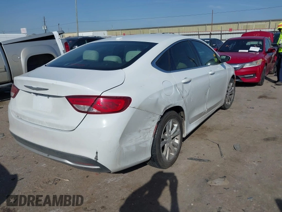 2016 Chrysler 200 Limited with VIN 1C3CCCAB1GN126326, listed as a IAAI auction lot 41747701 with 133,654 mi miles. Bid and sale history available at carsss.com. Image 4.
