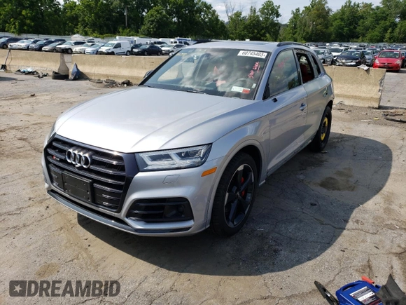 2019 Audi SQ5 Prestige with VIN WA1C4AFYXK2041080, listed as a Copart auction lot 60745403 with 51,411 mi miles. Bid and sale history available at carsss.com. Image 1.