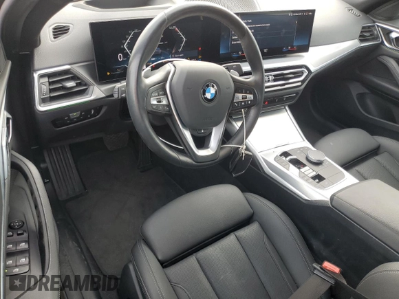 2024 BMW 4 Series 430i with VIN WBA63AV02RFS57460, listed as a Copart auction lot 86781344 with 24,286 mi miles and Clean Title. Bid and sale history available at carsss.com. Image 8.