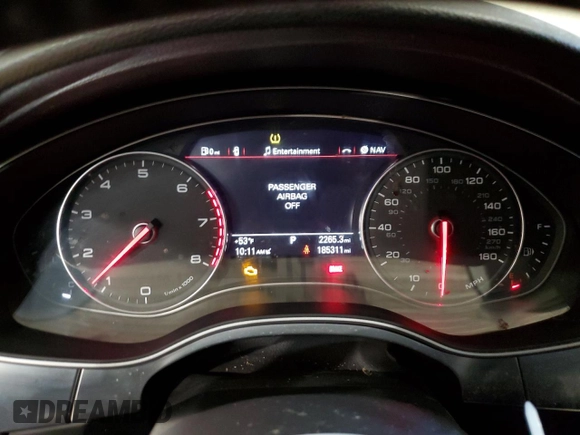 2012 Audi A7 Prestige z VIN WAUSGAFC6CN008572, wystawiony jako Copart lot #47227365 z przebiegiem 185 311 mil mil oraz Szkoda całkowita • Salvage title. Historia ofert i sprzedaży dostępna na DreamBid. Obrazek 9.