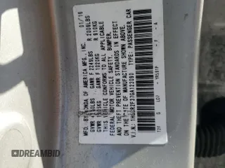 2016 Honda Accord Sedan LX with VIN 1HGCR2F37GA123090, listed as a Copart auction lot 52642525 with 133,997 mi miles and Salvage Title. Bid and sale history available at carsss.com. Image 14.