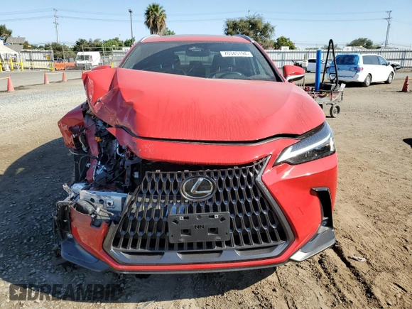 2023 Lexus NX with VIN 2T2AGCEZXPC020633, listed as a Copart auction lot 70345194 with 17,356 mi miles and Salvage Title. Bid and sale history available at carsss.com. Image 5.