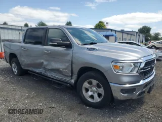2019 Ram 1500 Big Horn/Lone Star with VIN 1C6SRFFTXKN720177, listed as a Copart auction lot 68285414 with 63,406 mi miles and Salvage Title. Bid and sale history available at carsss.com. Image 4.