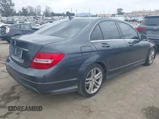 2013 Mercedes-Benz C 250 Sport with VIN WDDGF4HBXDR267535, listed as a IAAI auction lot 42036663 with 96,604 mi miles and . Bid and sale history available at carsss.com. Image 4.