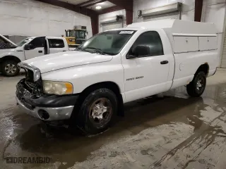 2003 Dodge Ram 1500 ST with VIN 1D7HA16NX3J621646, listed as a Copart auction lot 87843555 with 160,455 mi miles and Salvage Title. Bid and sale history available at carsss.com. Image 1.