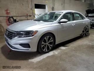 2020 Volkswagen Passat 2.0T SEL with VIN 1VWCA7A34LC015855, listed as a Copart auction lot 44553995 with 32,612 mi miles and Salvage Title. Bid and sale history available at carsss.com. Image 1.