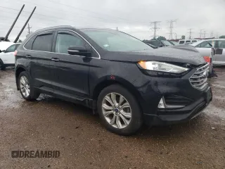 2020 Ford Edge Titanium with VIN 2FMPK4K97LBA16335, listed as a Copart auction lot 59462835 with 89,376 mi miles and Salvage title. Bid and sale history available at DreamBid. Image 4.