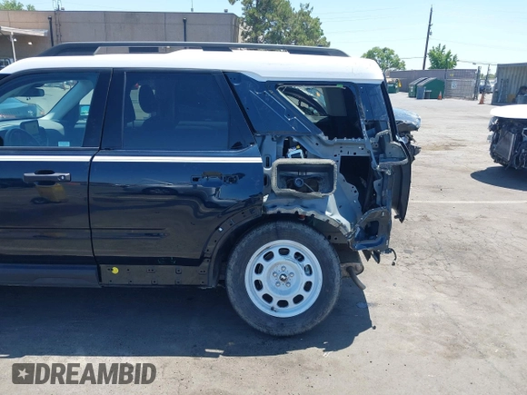2023 Ford Bronco Sport Heritage with VIN 3FMCR9G6XPRD41896, listed as a IAAI auction lot 42459929 with 22,952 mi miles and . Bid and sale history available at DreamBid. Image 19.