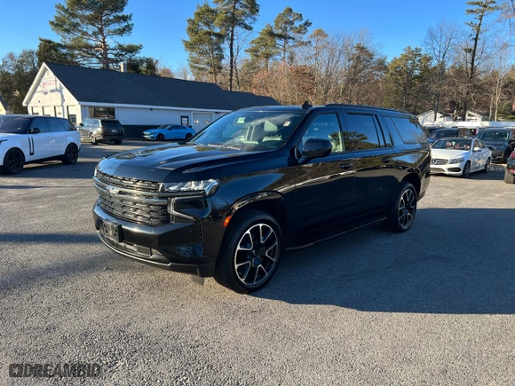 2021 Chevrolet Suburban RST with VIN 1GNSKEKD0MR457206, listed as a Copart auction lot 83697674 with 139,570 mi miles and Clean Title. Bid and sale history available at carsss.com. Image 2.