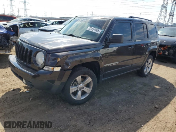 2014 Jeep Patriot Latitude z VIN 1C4NJRFB7ED709055, wystawiony jako Copart lot #52154995 z przebiegiem 136 332 mil mil oraz Szkoda całkowita • Salvage title. Historia ofert i sprzedaży dostępna na DreamBid. Obrazek 1.