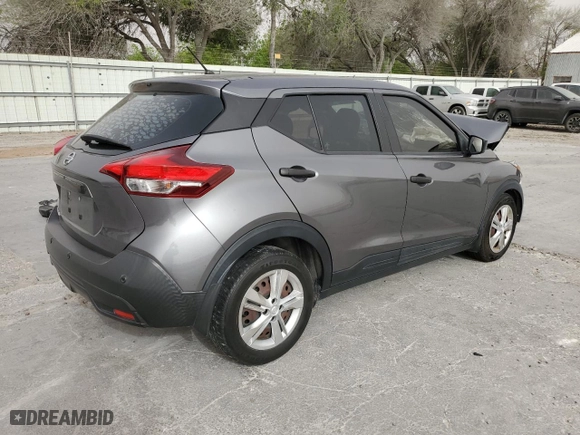 2020 Nissan Kicks S with VIN 3N1CP5BV5LL505363, listed as a Copart auction lot 49549155 with 0 mi miles and Salvage Title. Bid and sale history available at carsss.com. Image 3.