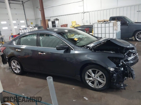 2013 Nissan Altima SV with VIN 1N4AL3AP0DN438198, listed as a IAAI auction lot 41267612 with 152,759 mi miles and . Bid and sale history available at DreamBid. Image 14.