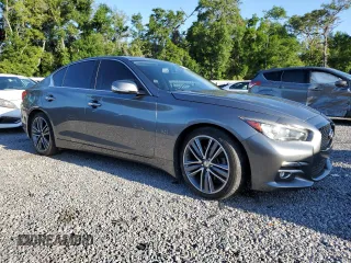 2017 Infiniti Q50 3.0t Premium with VIN JN1EV7AR3HM830234, listed as a Copart auction lot 52978005 with 74,077 mi miles and Clean Title. Bid and sale history available at carsss.com. Image 4.