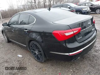 2014 Kia Cadenza Premium with VIN KNALN4D7XE5144952, listed as a IAAI auction lot 40546603 with 201,073 mi miles. Bid and sale history available at carsss.com. Image 3.