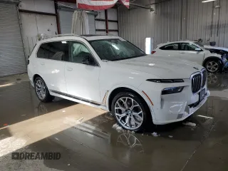 2024 BMW X7 xDrive40i with VIN 5UX23EM04R9S48041, listed as a Copart auction lot 45859435 with 0 mi miles and Salvage Title. Bid and sale history available at carsss.com. Image 4.