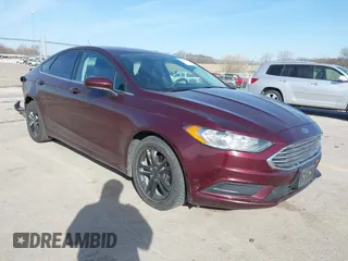 2018 Ford Fusion SE with VIN 3FA6P0HD8JR180882, listed as a IAAI auction lot 41816022 with 192,050 mi miles. Bid and sale history available at carsss.com. Image 1.