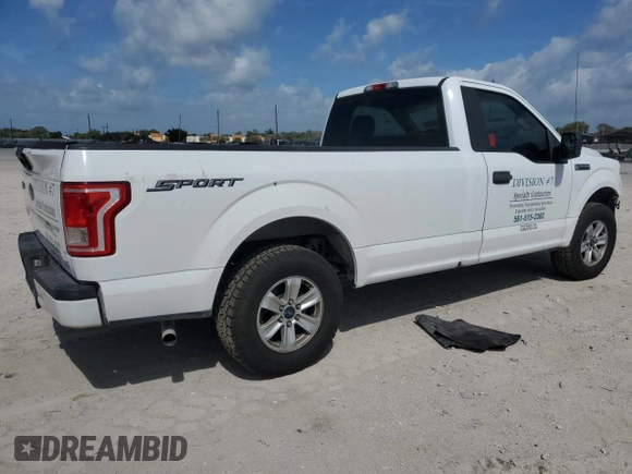 2016 Ford F-150 XL with VIN 1FTMF1C8XGKD85931, listed as a Copart auction lot 51769195 with 182,856 mi miles and Salvage Title. Bid and sale history available at DreamBid. Image 3.