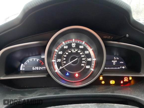 2016 Mazda 3 i Sport with VIN JM1BM1J7XG1322079, listed as a Copart auction lot 86568164 with 62,834 mi miles and Salvage Title. Bid and sale history available at DreamBid. Image 9.