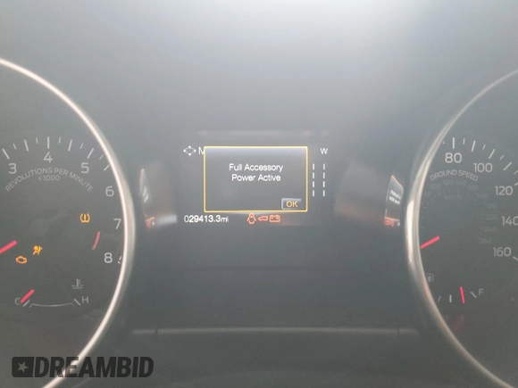 2021 Ford Mustang GT with VIN 1FA6P8CF5M5145196, listed as a Copart auction lot 58097725 with 29,413 mi miles and Salvage title. Bid and sale history available at DreamBid. Image 9.