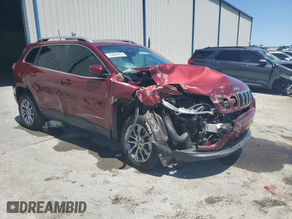 2021 Jeep Cherokee Latitude Lux z VIN 1C4PJLMX4MD112156, wystawiony jako Copart lot #53464955 z przebiegiem 11 822 mil mil oraz Nie do naprawy • Non repairable. Historia ofert i sprzedaży dostępna na DreamBid. Obrazek 4.
