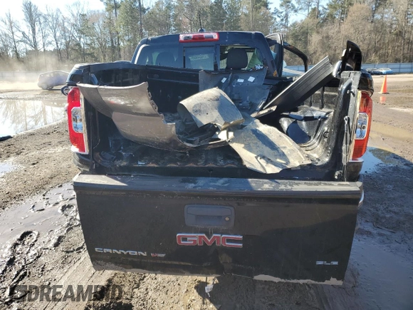 2020 GMC Canyon 4WD SLE with VIN 1GTG6CEN8L1237675, listed as a Copart auction lot 47034455 with 79,581 mi miles and Salvage Title. Bid and sale history available at carsss.com. Image 6.