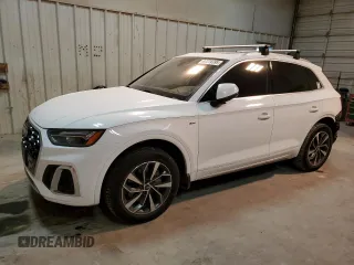 2022 Audi Q5 S line Premium with VIN WA1GAAFY6N2030009, listed as a Copart auction lot 47274395 with 42,569 mi miles and Salvage Title. Bid and sale history available at carsss.com. Image 1.