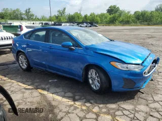 2020 Ford Fusion SE with VIN 3FA6P0HDXLR107953, listed as a Copart auction lot 59684305 with 55,043 mi miles and Non repairable. Bid and sale history available at DreamBid. Image 4.