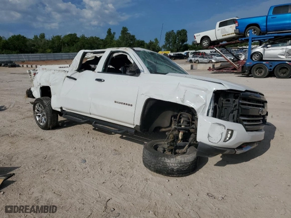 2018 Chevrolet Silverado 1500 LTZ with VIN 3GCUKSEC8JG547573, listed as a Copart auction lot 61162584 with 0 mi miles and Salvage Title. Bid and sale history available at carsss.com. Image 4.