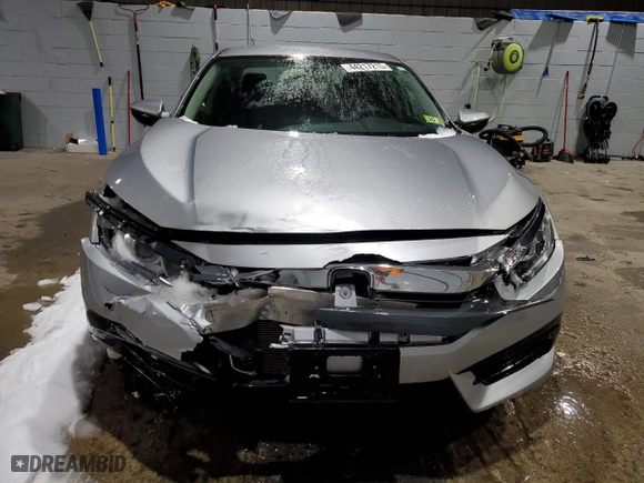 2017 Honda Civic Sedan LX with VIN 19XFC2F58HE056898, listed as a Copart auction lot 44217215 with 52,397 mi miles and Salvage Title. Bid and sale history available at carsss.com. Image 5.