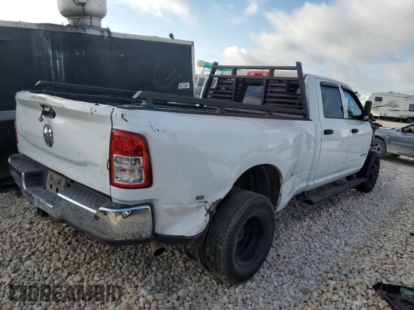 2021 Ram 3500 Tradesman with VIN 3C63RRGL3MG589464, listed as a Copart auction lot 71824574 with 108,847 mi miles and Salvage Title. Bid and sale history available at carsss.com. Image 3.