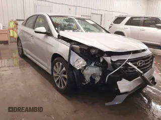 2015 Hyundai Sonata Sport with VIN 5NPE34AF3FH141616, listed as a IAAI auction lot 41005650 with 138,291 mi miles and . Bid and sale history available at DreamBid. Image 1.