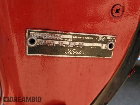 1967 Ford Mustang с VIN 7R03C226653, выставлен на аукционе Copart как лот 74903644 с пробегом Не указан миль и На запчасти • Non repairable. История ставок и продаж доступна на DreamBid. Изображение 12.