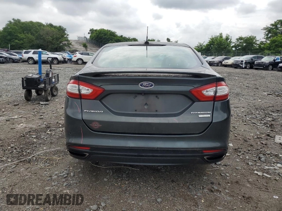 2016 Ford Fusion Titanium with VIN 3FA6P0K95GR158075, listed as a Copart auction lot 64476715 with 137,656 mi miles and Salvage title. Bid and sale history available at DreamBid. Image 6.