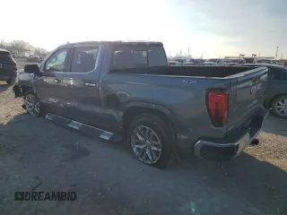 2022 GMC Sierra 1500 Limited SLT with VIN 1GTU9DET9NZ191809, listed as a Copart auction lot 85811624 with 28,776 mi miles and Salvage Title. Bid and sale history available at carsss.com. Image 2.