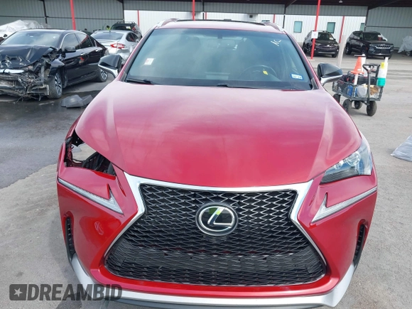 2015 Lexus NX with VIN JTJYARBZ4F2014171, listed as a IAAI auction lot 41803017 with 125,848 mi miles and . Bid and sale history available at carsss.com. Image 6.