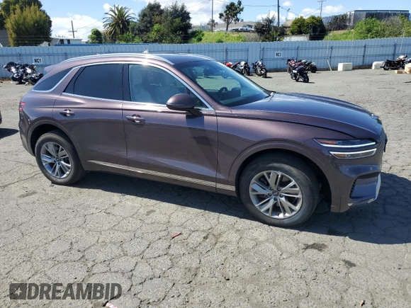 2023 Genesis GV70 2.5T with VIN KMUMADTB9PU095628, listed as a Copart auction lot 51536305 with 49,853 mi miles and Salvage Title. Bid and sale history available at DreamBid. Image 4.