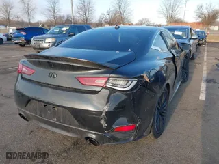 2017 Infiniti Q60 Sport with VIN JN1EV7EL6HM551446, listed as a IAAI auction lot 41488642 with 72,178 mi miles. Bid and sale history available at carsss.com. Image 4.