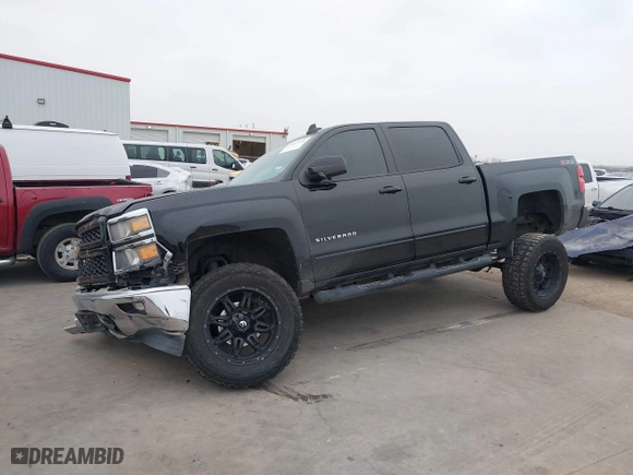 2015 Chevrolet Silverado 1500 LT with VIN 3GCUKREC0FG302637, listed as a IAAI auction lot 40456723 with 145,079 mi miles. Bid and sale history available at carsss.com. Image 2.