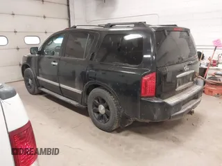 2005 Infiniti QX56 with VIN 5N3AA08CX5N808272, listed as a IAAI auction lot 41790423 with 199,524 mi miles. Bid and sale history available at carsss.com. Image 3.