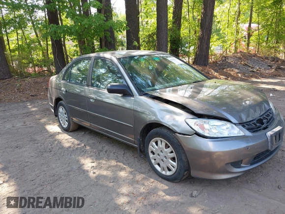 2004 Honda Civic LX with VIN 2HGES16534H634477, listed as a IAAI auction lot 42170793 with 218,584 mi miles and . Bid and sale history available at DreamBid. Image 1.