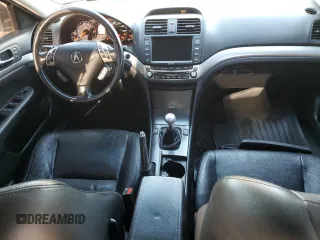 2006 Acura TSX Navi with VIN JH4CL95916C014558, listed as a Copart auction lot 75290304 with 221,520 mi miles and Salvage title. Bid and sale history available at DreamBid. Image 8.