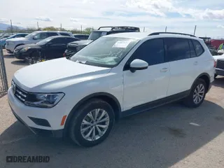 2019 Volkswagen Tiguan S with VIN 3VV1B7AXXKM056760, listed as a IAAI auction lot 41907533 with 46,749 mi miles. Bid and sale history available at carsss.com. Image 2.