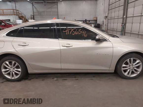 2016 Chevrolet Malibu LT with VIN 1G1ZE5ST3GF236655, listed as a IAAI auction lot 41756346 with 128,500 mi miles and . Bid and sale history available at DreamBid. Image 14.