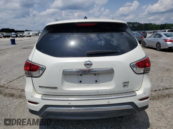 2014 Nissan Pathfinder SL with VIN 5N1AR2MM8EC717668, listed as a Copart auction lot 57123965 with 158,383 mi miles and Clean title. Bid and sale history available at DreamBid. Image 6.