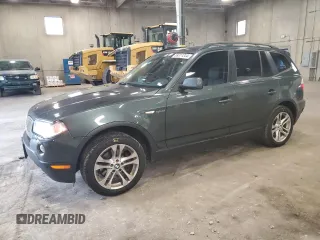 2007 BMW X3 3.0si with VIN WBXPC93417WF17233, listed as a Copart auction lot 69311244 with 213,705 mi miles and Salvage Title. Bid and sale history available at carsss.com. Image 1.