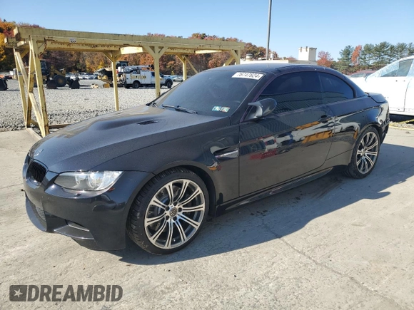 2008 BMW 3 Series M3 with VIN WBSWL93528PL89331, listed as a Copart auction lot 76747624 with 125,563 mi miles and Salvage Title. Bid and sale history available at carsss.com. Image 1.