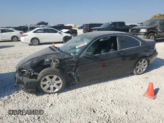 2003 BMW 3 Series 325Ci with VIN WBABN33483PC99601, listed as a Copart auction lot 75511754 with 0 mi miles and Salvage Title. Bid and sale history available at carsss.com. Image 1.