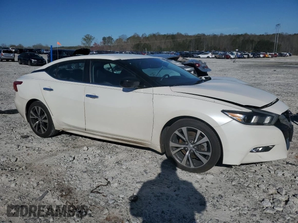 2017 Nissan Maxima SV with VIN 1N4AA6AP8HC365073, listed as a Copart auction lot 50024285 with 91,429 mi miles and Salvage Title. Bid and sale history available at DreamBid. Image 4.