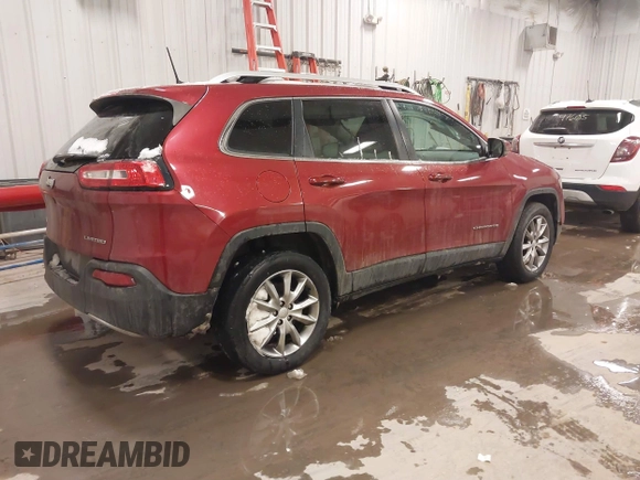 2017 Jeep Cherokee Limited z VIN 1C4PJMDB3HD216220, wystawiony jako IAAI lot #41576386 z przebiegiem 128 471 mil mil oraz . Historia ofert i sprzedaży dostępna na DreamBid. Obrazek 4.